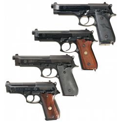 Collector's Lot of Four Taurus Semi-Automatic Pistols