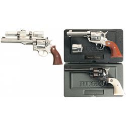 Three Ruger Revolvers