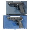Image 1 : Two Semi-Automatic Pistols with Cases