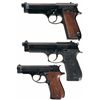 Image 1 : Three Semi-Automatic Pistols