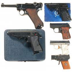 Five Semi-Automatic Pistols and One Tear Gas Pistol