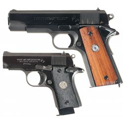 Two Colt Semi-Automatic Pistols