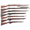 Image 1 : Seven Military Bolt Action Rifles