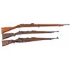 Image 1 : Three Bolt Action Military Rifles