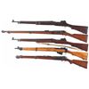 Image 2 : Five Military Bolt Action Rifles