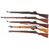 Image 2 : Five Military Bolt Action Rifles