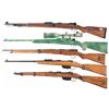 Image 2 : Five Bolt Action Military Rifles