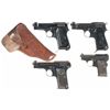 Image 1 : Collector's Lot of Four Beretta Semi-Automatic Pistols