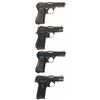 Image 2 : Four World War II European Semi-Automatic Pistols