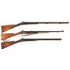 Image 1 : Three Percussion Side by Side Long Guns