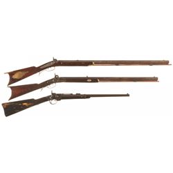 Three Percussion Long Guns