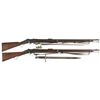 Image 1 : Two Enfield Martini-Henry Single Shot Rifles with Bayonets