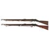 Image 2 : Two Enfield Martini-Henry Single Shot Rifles with Bayonets