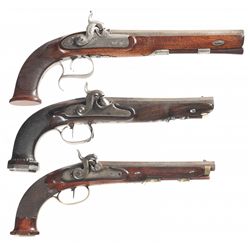 Three Percussion Pistols