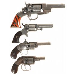 Four Percussion Revolvers