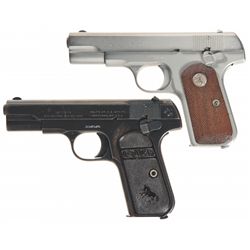 Two Colt 1903 Semi-Automatic Pistols