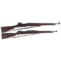 Two U.S. Military Bolt Action Rifles with Slings