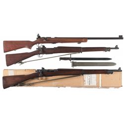 Three U.S. Military Bolt Action Rifles