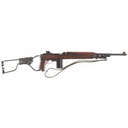 I.B.M. M1 Semi-Automatic Carbine with Paratrooper Style Stock and Sling