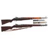 Image 1 : Two Springfield M1 Garand Semi-Automatic Rifles