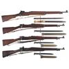 Image 1 : Four Military Style Bolt Action Rifles with Accessories