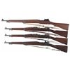 Image 2 : Four Military Style Bolt Action Rifles with Accessories