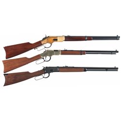 Three Lever Action Long Guns