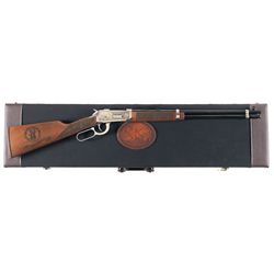 Mossberg Model 464 Etched and Gold Accented Whitetail Hunter Tribute Lever Action Carbine with Case