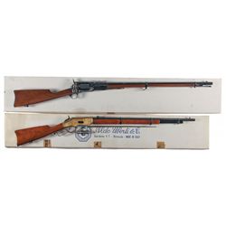 Two Boxed Italian Reproduction Long Guns