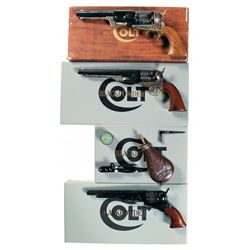 Three Boxed Colt Black Powder Series Percussion Revolvers