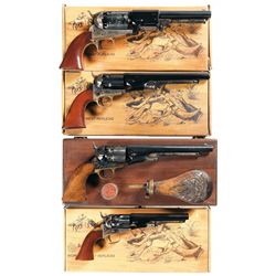 Four Italian Reproduction Colt Percussion Revolvers