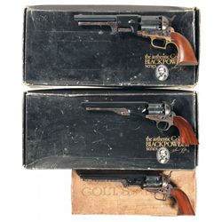 Three Boxed Reproduction Percussion Revolvers - A) Colt Black Powder Series First Model Dragoon Revo