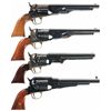 Image 1 : Collector's Lot of Four Reproduction Percussion Revolvers