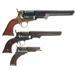 Three Percussion Revolvers