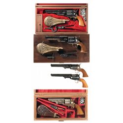 Five Reproduction Percussion Revolvers