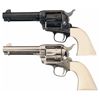 Image 1 : Two 4th Generation Colt Single Action Army Revolvers with Ivory Grips