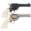 Image 2 : Two 4th Generation Colt Single Action Army Revolvers with Ivory Grips