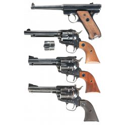 Four Ruger Handguns