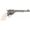Image 2 : Engraved Colt Single Action Army Revolver with Ivory Grips