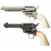 Image 1 : Two Colt Single Action Revolvers with Ivory Grips