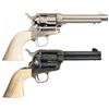Image 2 : Two Colt Single Action Revolvers with Ivory Grips