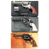 Image 1 : Three Cased Ruger Single Action Revolvers