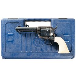 Colt Fourth Generation Single Action Army Revolver with Ivory Grips and Factory Hardcase