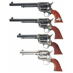 Four Reproduction Colt Single Action Army Revolvers