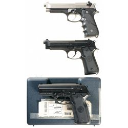 Collector's Lot of Three Beretta Semi-Automatic Pistols