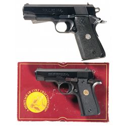 Two Colt Semi-Automatic Pistols