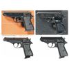 Image 1 : Four Walther Semi-Automatic Pistols
