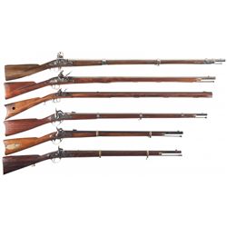 Six Reproduction Long Guns