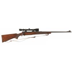 Winchester Pre-64 Bolt Action Rifle in 22 Hornet Caliber with Sling and Scope