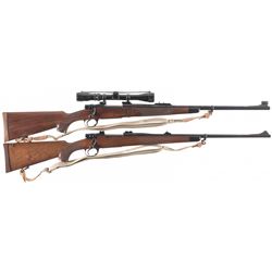 Two Interarms Whitworth Bolt Action Rifles